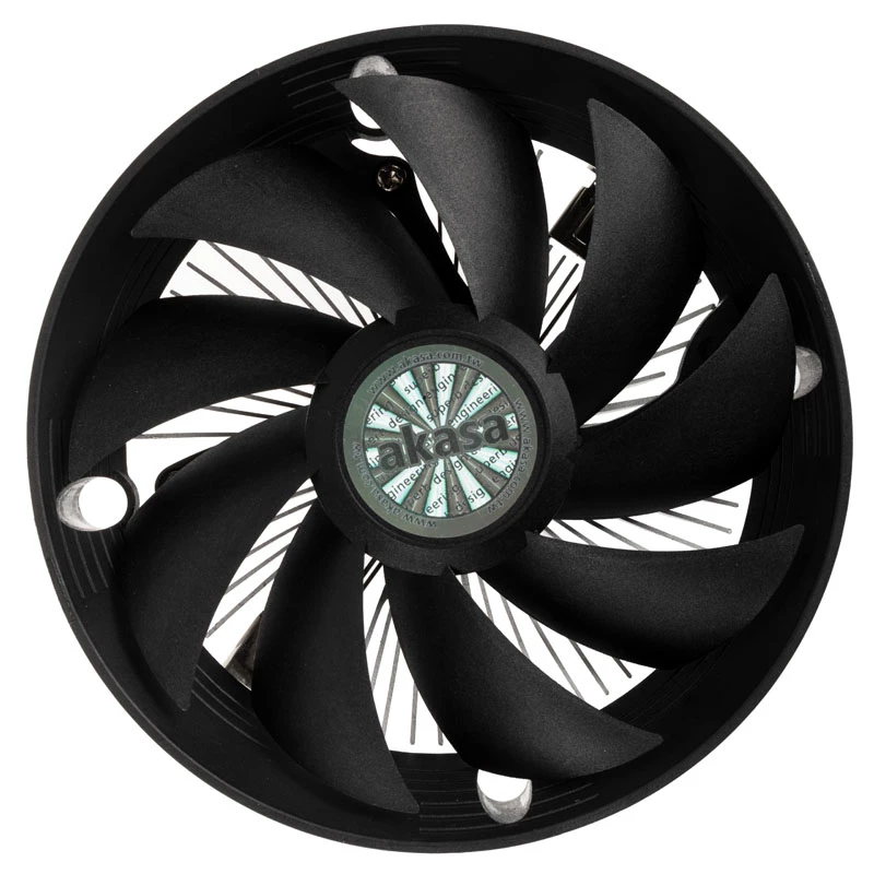 Akasa Sunflower Mini Top-Flow CPU-Kühler, 120 mm, Schwarz