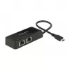 DeLOCK 63927 USB-C auf 2x Gigabit LAN Adapter, Schwarz