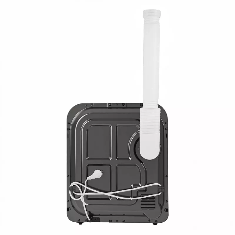 Wäschetrockner GreenBlue GB415, kompakter Haushaltstrockner, 3 kg Kapazität, 830 W, Trommel 260×460 mm, grau