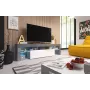 Cama TV-Ständer TORO 158 grau/weiß glänzend