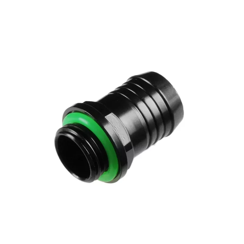 Bitspower BP-MBWP-C01 Gerade Verschraubung G1/4 Außengewinde auf 13 mm ID, Mattschwarz