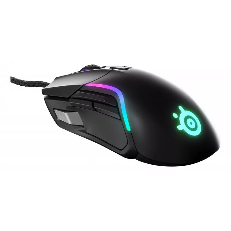 SteelSeries Rival 5 Gaming-Maus, schwarz, 18000 DPI, USB