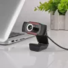 Manta W182 Webcam, HD 720p, 30 fps, eingebautes Mikrofon, USB 2.0, Schwarz