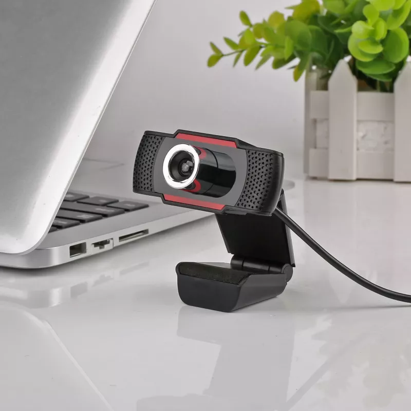 Manta W182 Webcam, HD 720p, 30 fps, eingebautes Mikrofon, USB 2.0, Schwarz