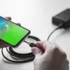 USB-Kabel Green Cell KABGC19 USB 2.0 2m USB A USB C Schwarz