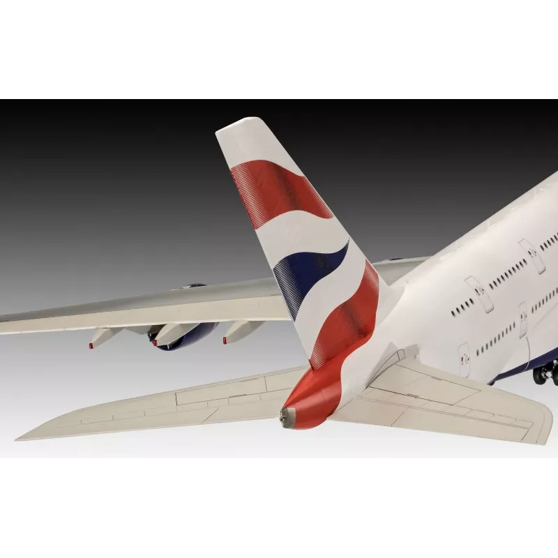 Revell 03922 Airbus A380-800 British Airways Plastikmodellbausatz, 1:144