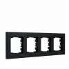 Abdeckrahmen 4-fach Gira 021409 für modulare Schaltersysteme, 4-fach-Montage