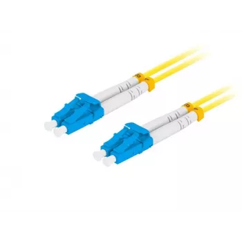 Glasfaserkabel LANBERG FO-LULU-SD11-0010-YE, 3 m, G.657.A1, LC–LC, gelb