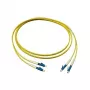 GoodConnections Patchkabel LWL Duplex OS2 (Singlemode, 9/125) LC/LC, LSZH, umkehrbare Polarität, 15m
