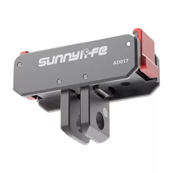 Magnetischer 180°-Schwenkadapter Sunnylife AD017 für Action-Sportkameras, 180°-Drehung