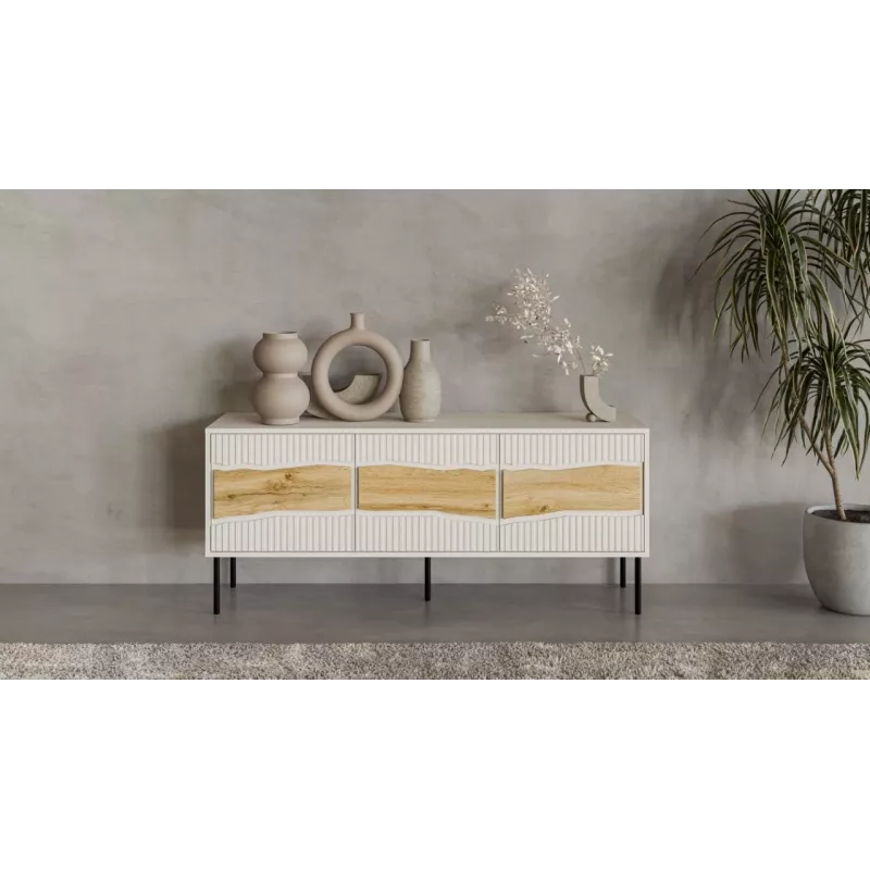 Cama INSERTO 3D TV-Schrank 143.5x40x61.5 Kaschmir + LED