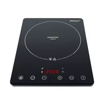 Induktionskochplatte Steba IK 65 schlank Schwarz, 1 Zone, Touch-Steuerung