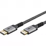 Pro Displayport 1.4 Sleeved - DisplayPort-Kabel - 2m - Schwarz