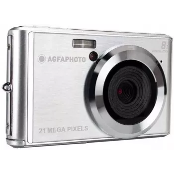 AgfaPhoto DC5200 - Digitalkamera - Kompaktkamera - 21,0 MPix - 720p - Silber (DC5200-SIL)