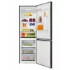 Amica FK3506D.2F(E) Kühl-Gefrierkombination, Gefrierfach unten, 226 l Kühlteil + 96 l Gefrierteil, Total No Frost, Energieklasse E, Schwarz