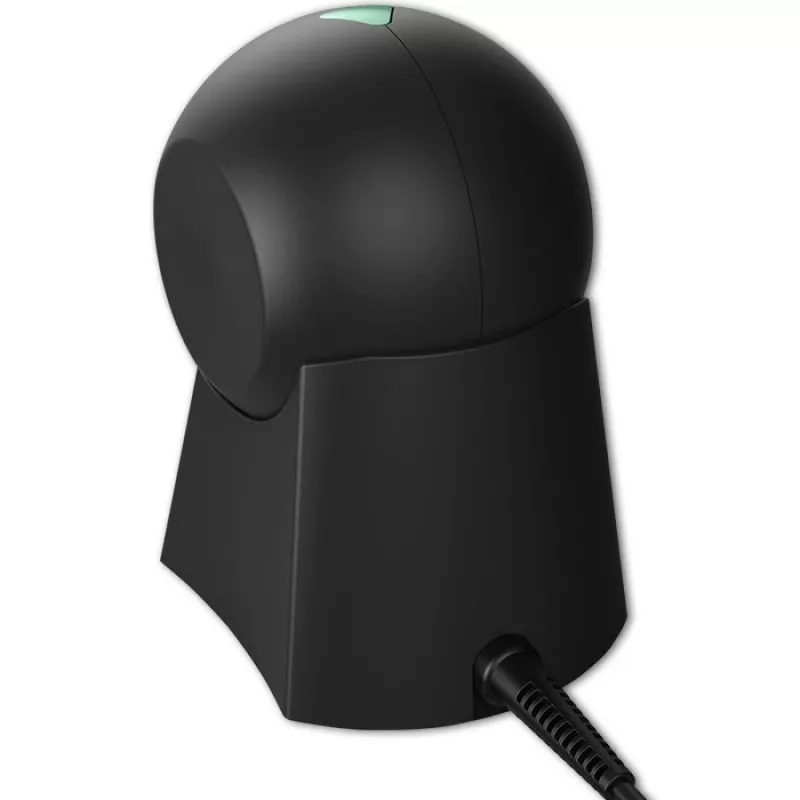Qoltec 50857 kabelgebundener Tisch-Barcodescanner, 1D/2D, QR, USB, 1,75 m Kabel