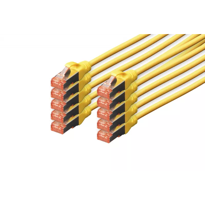 Netzwerkkabel Digitus CAT 6 S/FTP RJ-45 2m Gelb
