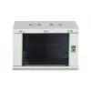 Wandmontiertes 19-Zoll-Rack-Gehäuse DIGITUS Dynamic‑N DN-37100, 7U, 600x450 mm (BxT), IP20, hellgrau, unmontiert