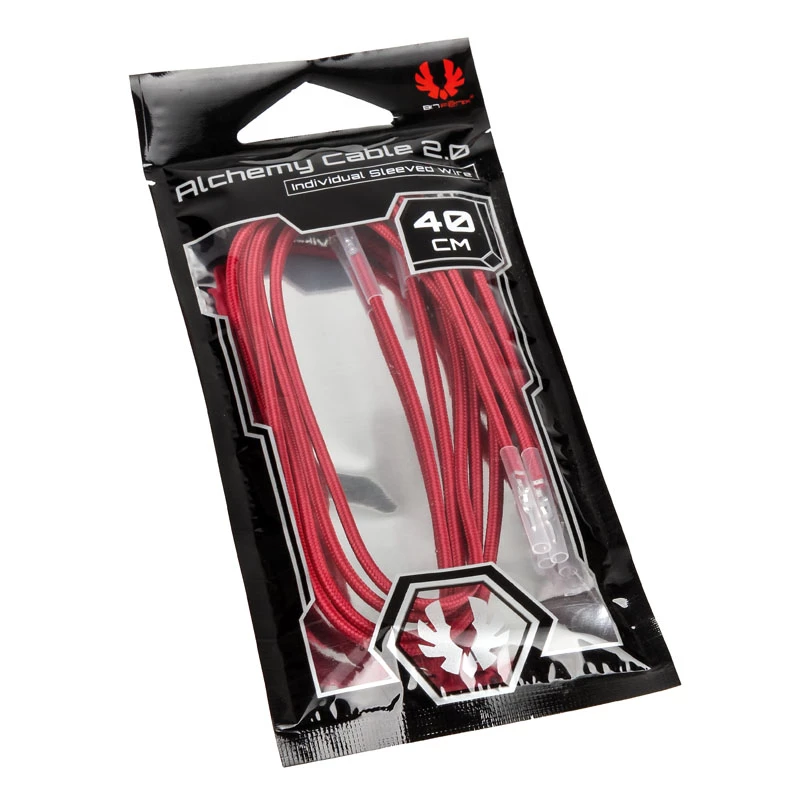 BitFenix Alchemy 2.0 Netzteil-Kabelset, 5x 40 cm, Rot