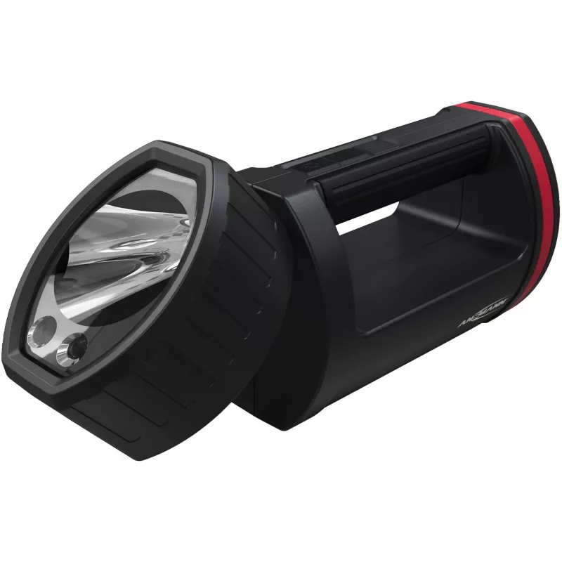 Ansmann HS20R Pro 1600-0223 LED-Handscheinwerfer 20 W, IP20, 3 Lampen, schwarz/rot