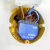 Shelly 1 Gen4 smartes Unterputz-Relais, 1 Kanal, 16 A, WLAN 2,4 GHz, Bluetooth 5.0, Zigbee, Matter, 110–240 V AC, Kunststoff, 42×16×37 mm, blau