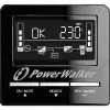 PowerWalker VI 1100 CW Line-Interactive-USV 1100 VA (1,1 kVA), 770 W, 7 Ah, RS-232, USB, Schwarz