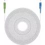Goobay 59617 Glasfaserkabel 0,5 m SC/UPC SC/APC FTTH OS2 Weiß (59617)