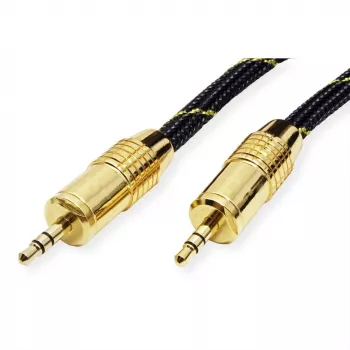 ROLINE GOLD 3,5mm Audio-Verbindungskabel Stecker / Stecker 10,0m (11.09.4289)