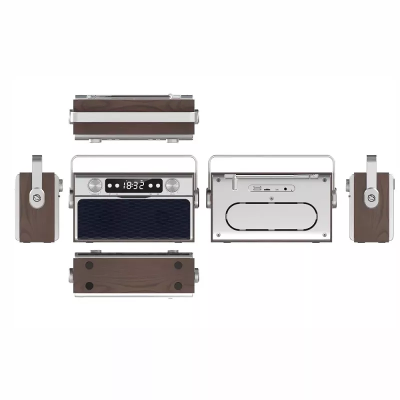 Tragbares Radio MANTA RDI917PRO mit Bluetooth und USB-Wiedergabe