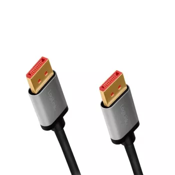 LogiLink CDA0106 DisplayPort-Kabel Schwarz Grau 3 M