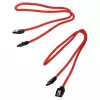 Corsair CC-8900254 Premium Sleeved SATA-Kabel, SATA (M) auf SATA (M), 60 cm, rot (2 Stück)