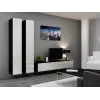 Cama Wohnzimmer-Schrankset VIGO 4 schwarz/weiß glänzend