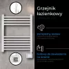LED Elektrischer Badezimmerheizkörper | AD 7823 | Heizkörper | 400 W | Weiß | IP24