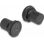 DeLOCK USB 2.0 Typ Micro-B auf USB 2.0 Typ Micro-B Einbau-Steckverbinder schwarz