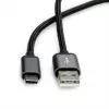 ROLINE USB-2.0-Kabel, USB-C auf USB-A, 0,8 m, schwarz