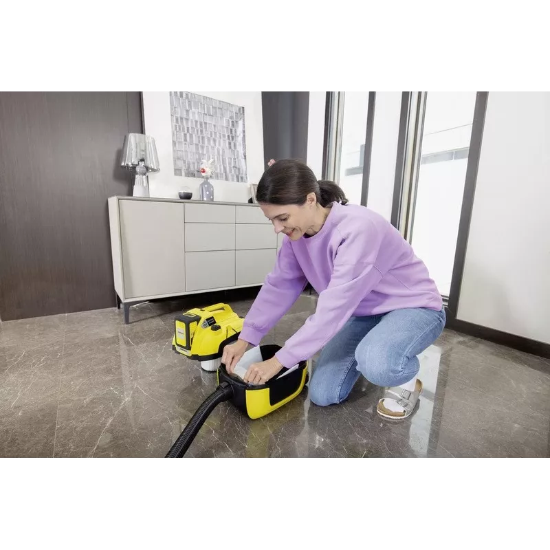 Kärcher 2.863-325.0 Vliesfilterbeutel für WD 1 Compact Battery, 4 Stk.