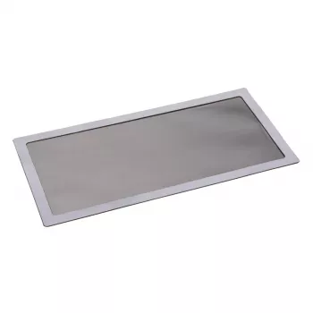 Staubfilter DEMCiflex 0313 — Maße 142×290 mm, schwarz/grau