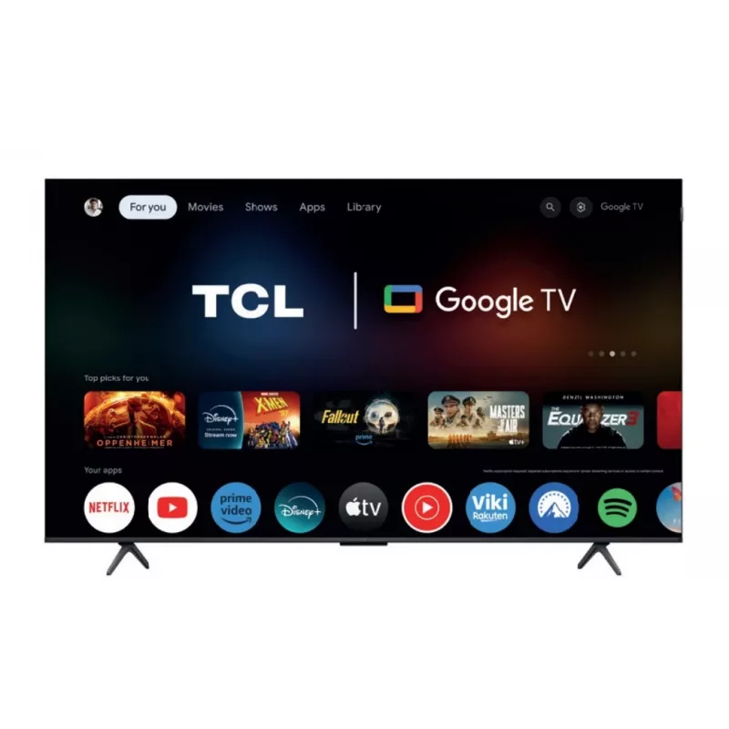 Fernseher TCL 75P81K 75 Zoll QLED 4K Display, Energieeffizienzklasse F