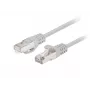 Patchkabel CAT.6 FTP 1M Grau Fluke getestet Lanberg 10er-Pack