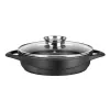 Smile MGK-17 Suppentopf, Aluminium, schwarz