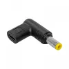 Akyga AK-ND-C01 Ladeadapter USB-C auf DC 5,5 x 2,5 mm für Notebooks, 18,5-20 V, 100 W