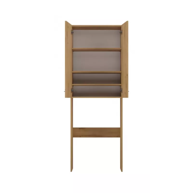 Topeshop POLA DD ARTISAN Badezimmer-Aufbewahrungsschrank Eiche