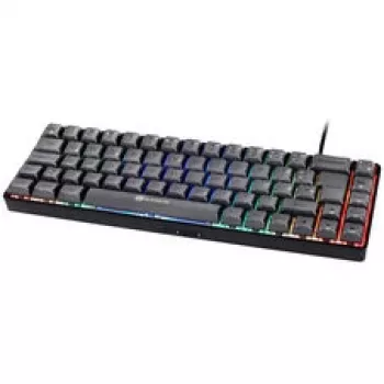 GAMIAC TKL69G SF Gaming Tastatur, Kailh Blau – schwarz/grau
