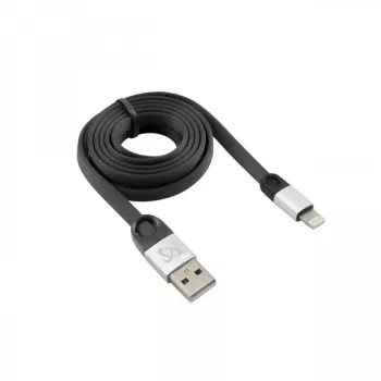 Sbox USB 2.0-8-Pin/2.4A schwarz/silber