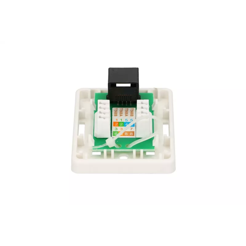 Extralink Aufputz-Netzwerkdose, 1x RJ45 CAT5E UTP