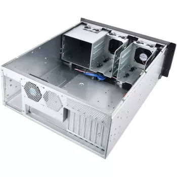 Silverstone RM400 Rack Schwarz, Grau