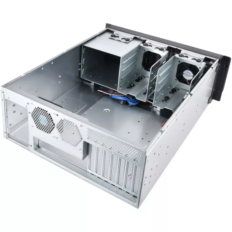 Silverstone RM400 Rack Schwarz, Grau