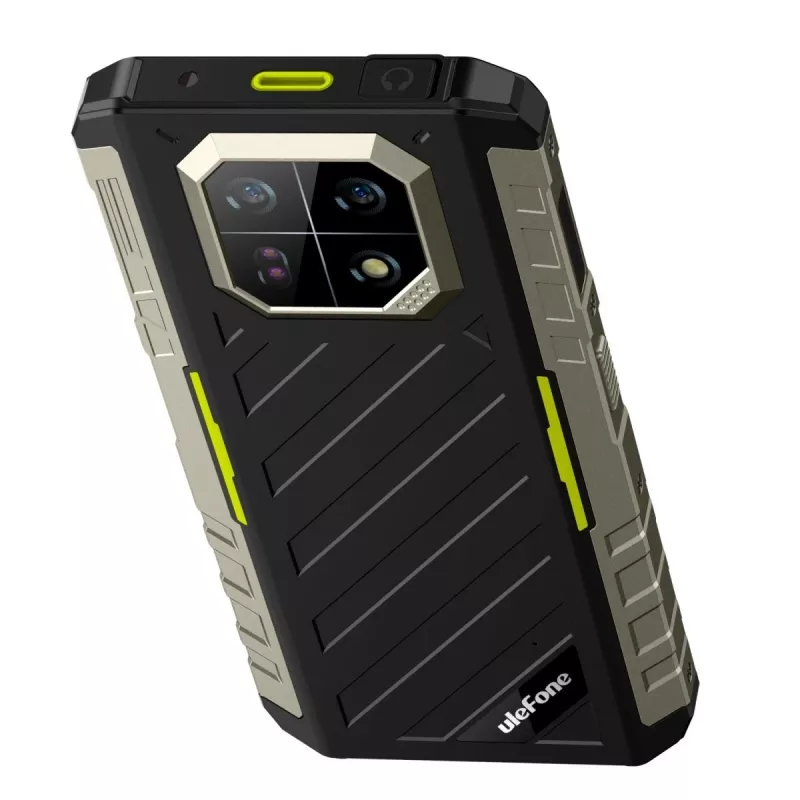 Robustes Smartphone UleFone Armor 22 4G, 9 GB RAM, 128 GB Speicher, IP69K, Grün