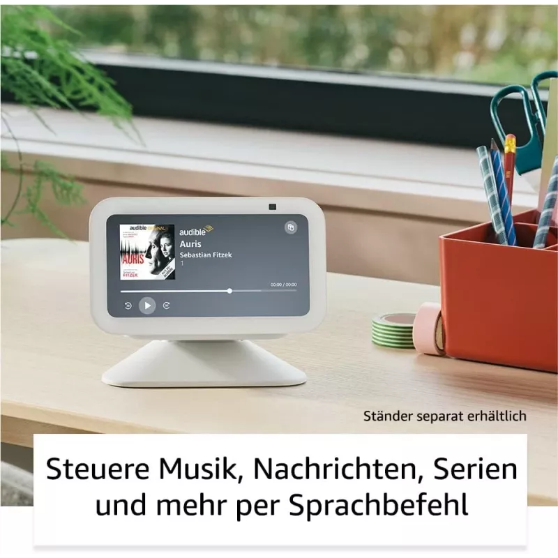 Amazon Echo Show 5 (3. Generation) Smart Display mit Alexa, Schwarz