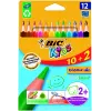 BIC Evolution Triangle 8871462 Buntstifte, 12 Farben